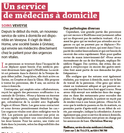 Coupure de presse : Le Messager, 20 juillet 2018