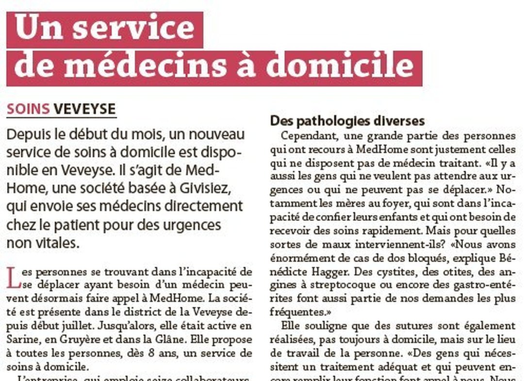 Article du Messager, juillet 2018